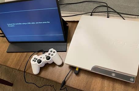 playstation 3 Slimjailbreak with 2 original controller