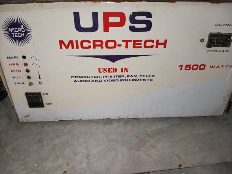 Micro tech ups 1500watts 0