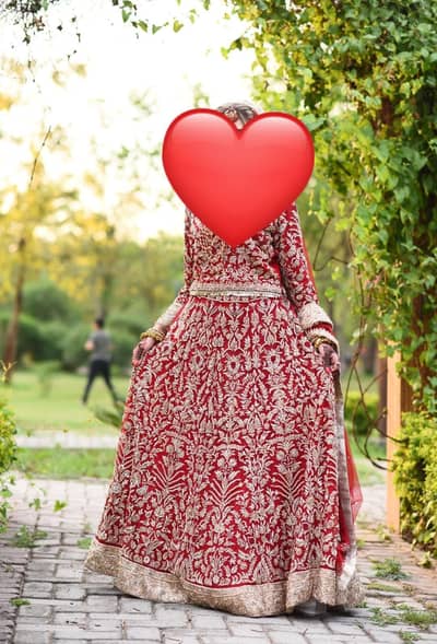 Beautiful Heavy Embroidered Wedding/Barat Dress for Sale 