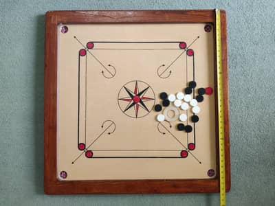 34''x34'' Carrom Board with pieces