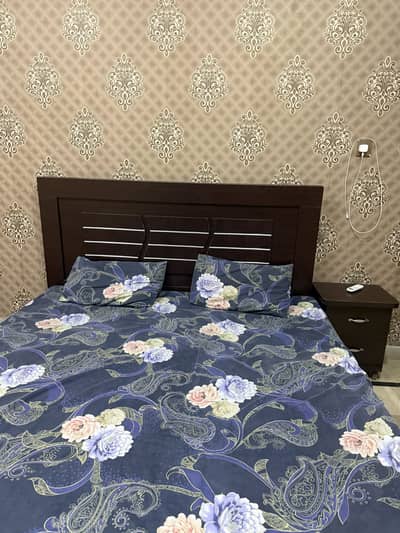 Double Bed + Mattress + Dressing + Free Side Table