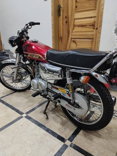 HONDA CG125. REGISTRATION RAWALPINDI. MODEL 2020