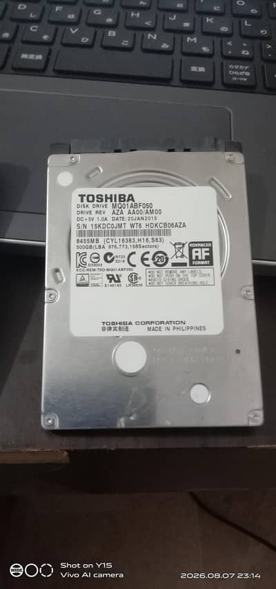Toshiba hdd 500gb Wd 250 gb 2.5 sata