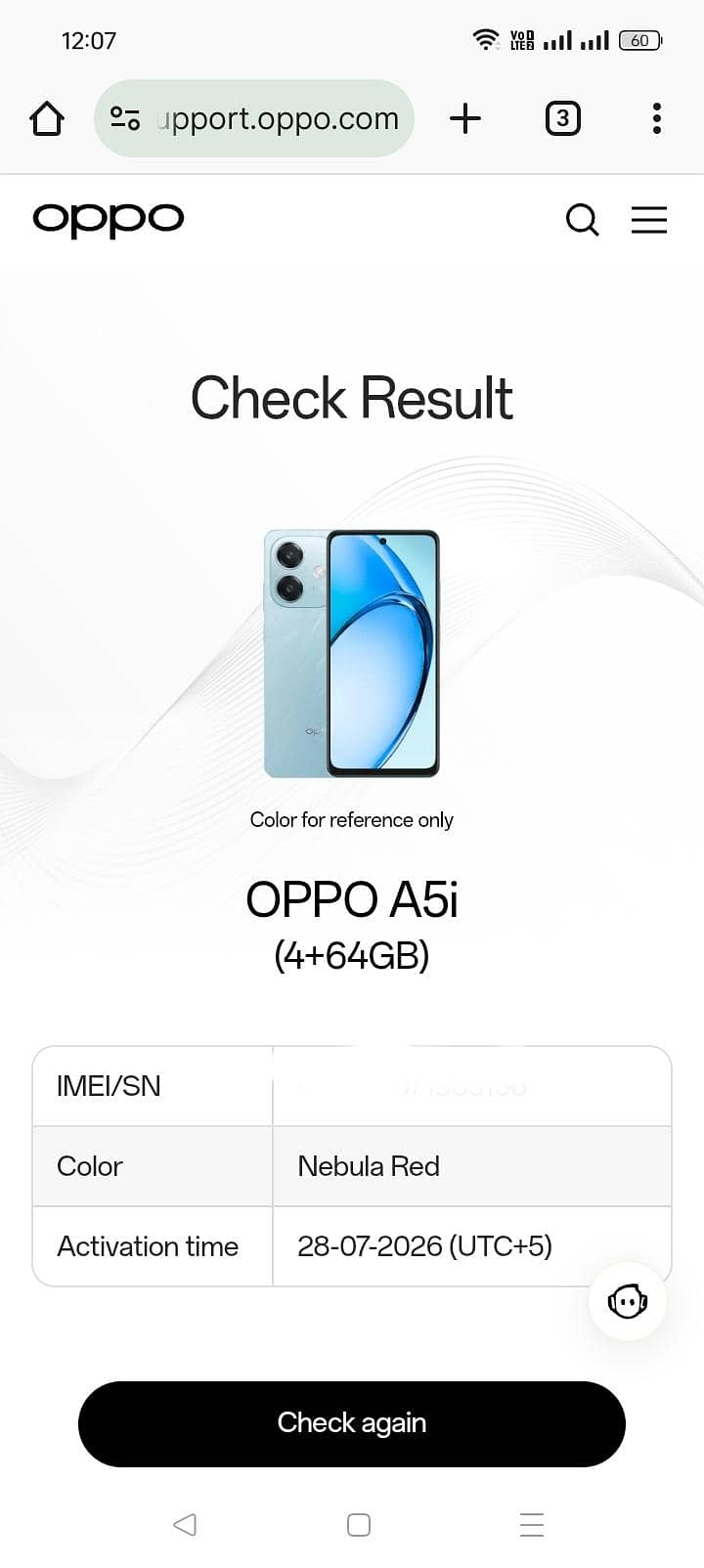 OPPO A5 3