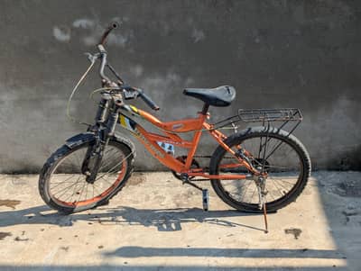 Used Mountain Bicycle - Front Suspension and Rear Carrier