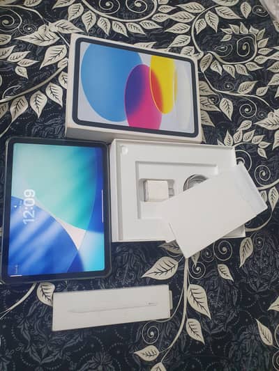 Apple iPad 10th Generation 256GB Blue | 10/10 | Box Apple Pencil TypeC