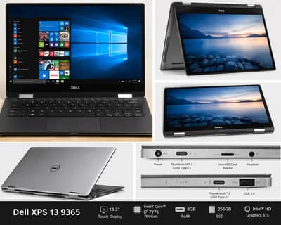 Dell XPS 13 9365 | Core i7 7th Gen | 8GB | 256GB SSD | Touch 2-in-1
