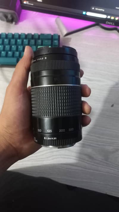 Canon zoom lens 75-300mm