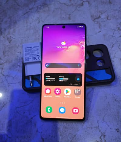 Samsung S10 Lite 8/128GB Ram with charger better form A72, A73, S20fe