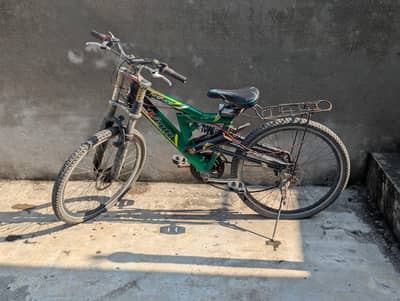 Full Suspension Mountain Bike,Disc Breaks,Rear Carrier Good- Condition