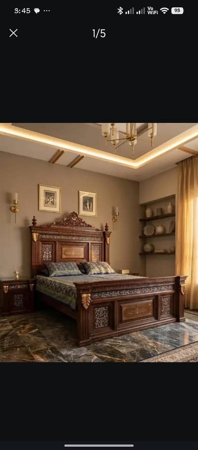 Chinioti King Size Bed set