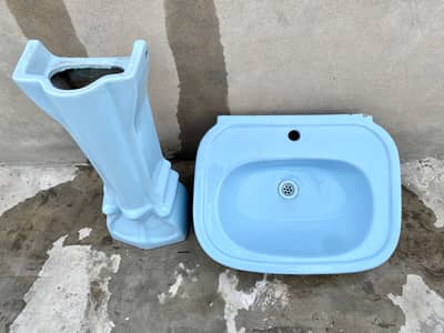 Blue 2 piece Basin