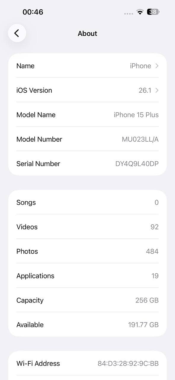 Apple iPhone 15 plus mdm 5