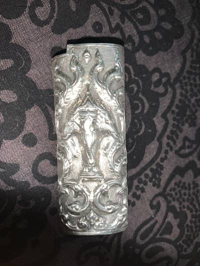 Vintage Thai Siam 925 Sterling Silver BIC Lighter Cover