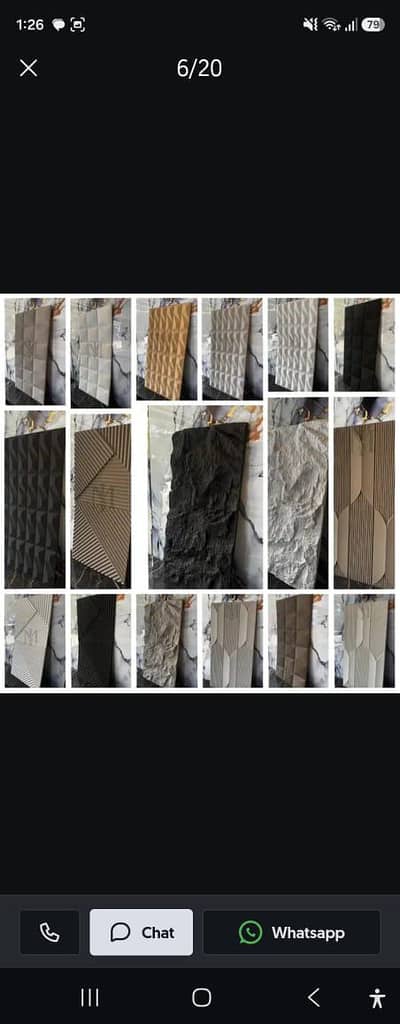 Pu stone panel-PVC media wall-Flexible marble sheet-interior designing