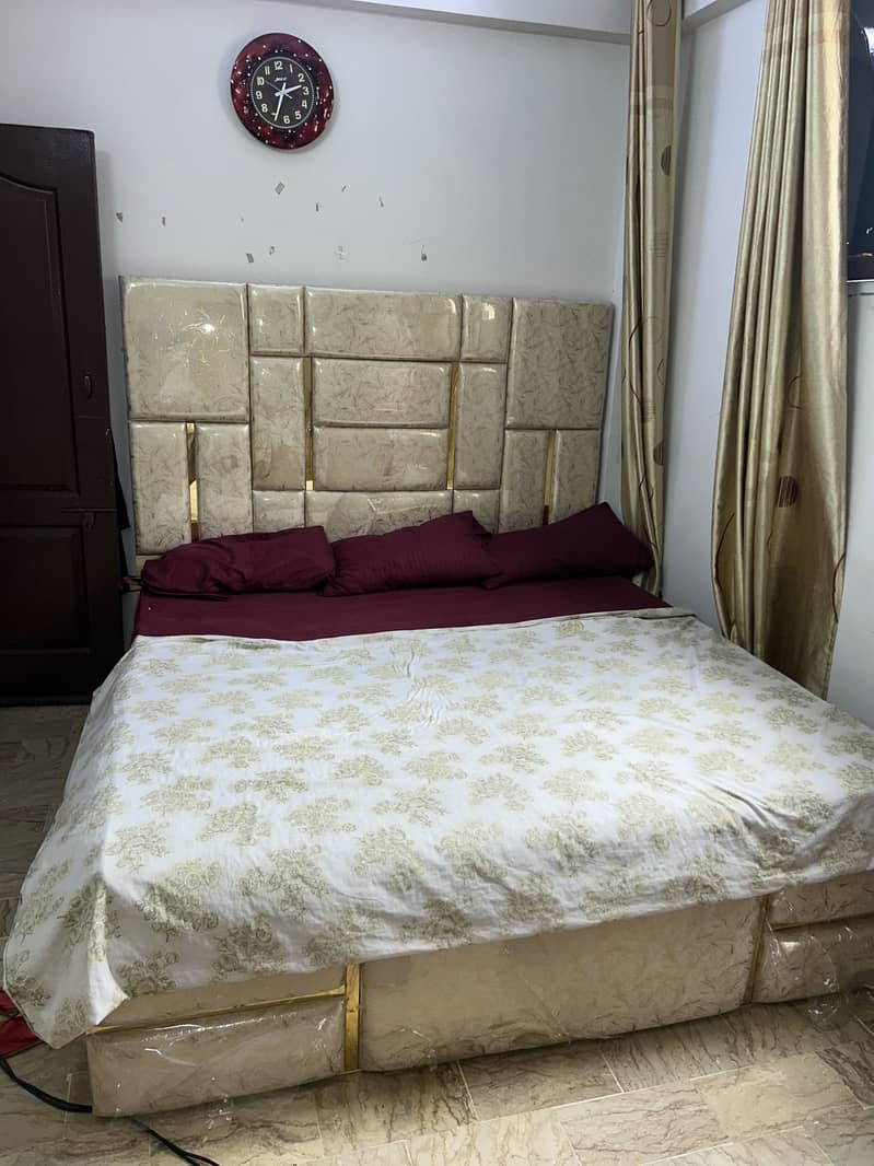 High Gloss Complete Bed Set 2