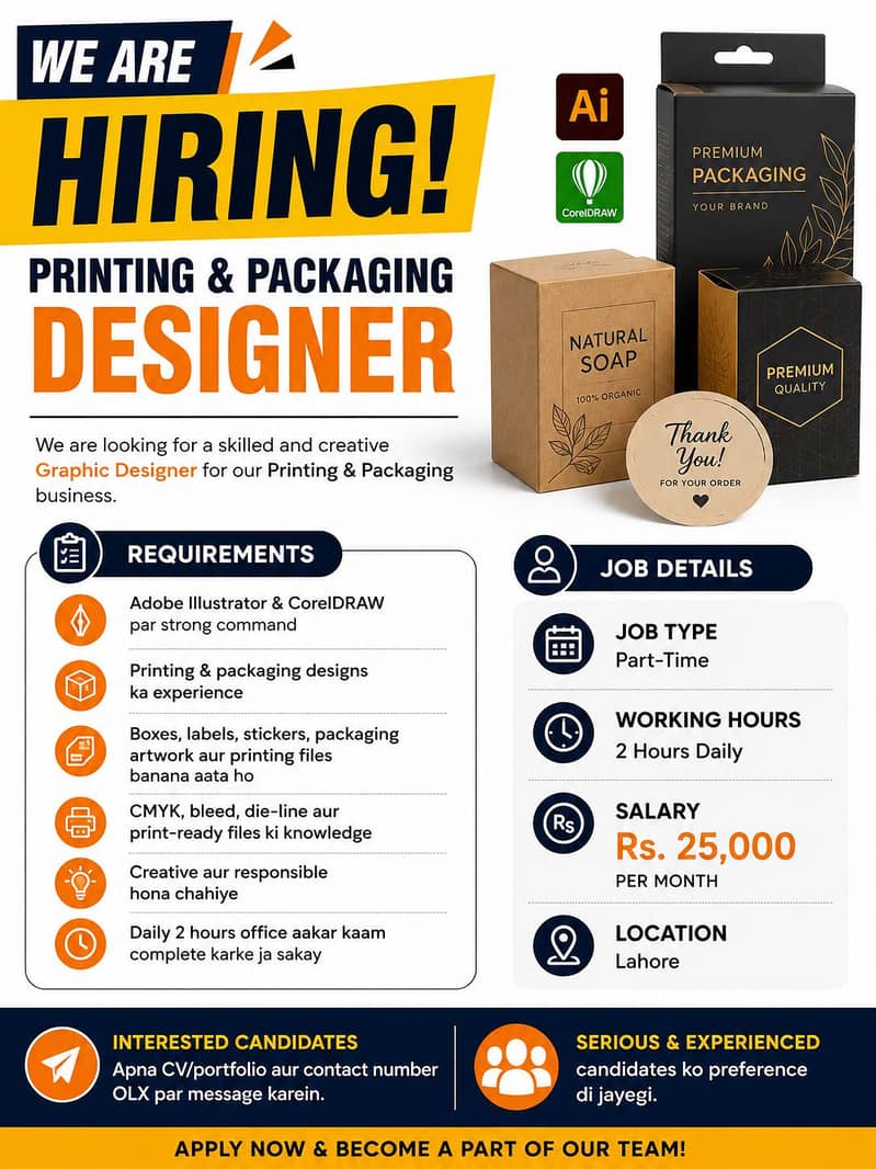Printing & Packaging Designer Required 0