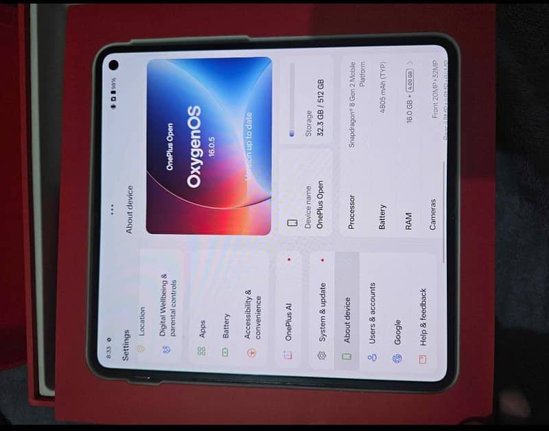 One Plus Open Fold 2