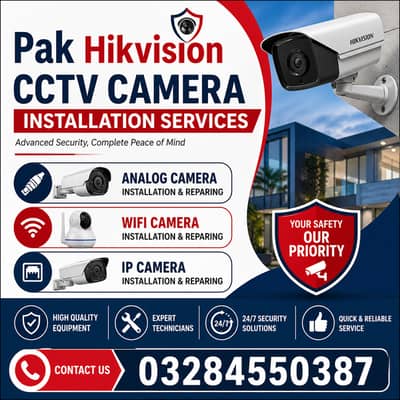Cctv camera installation in RS 1000 Coctact this number 03284550387