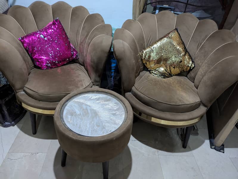 2 Seater Sofa's and Coffee table 1