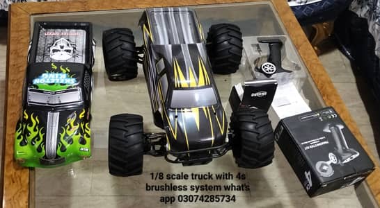 Brushless truck 1/8 scale