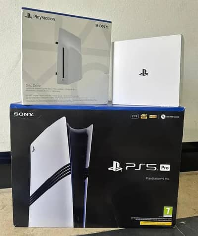 PS5 pro 2 controllers disc drive with box 5gm  My Whatsapp
