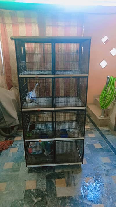 8 portion iron cage for sale 1.5×1.5×2