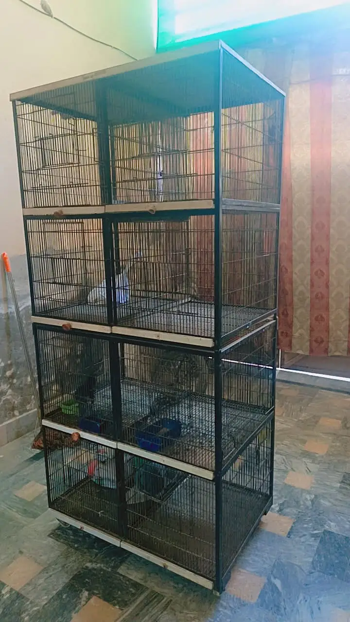 8 portion iron cage for sale 1.5×1.5×2 — photo 2
