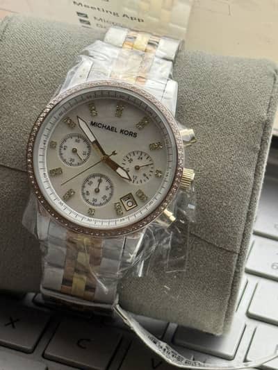 Michael Kors women watch Ritz Tri-Tone Chronograph Watch (MK5650)