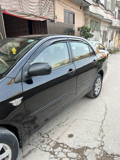 it's a beautiful car touching on side