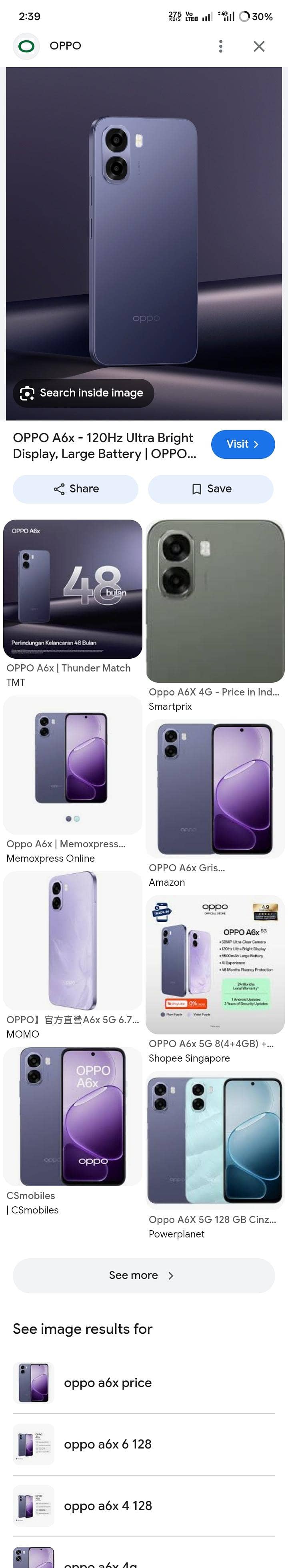 OPPO A6x 0