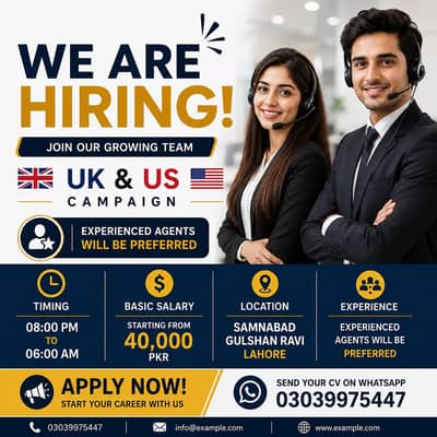 Need Employees Male Females Both