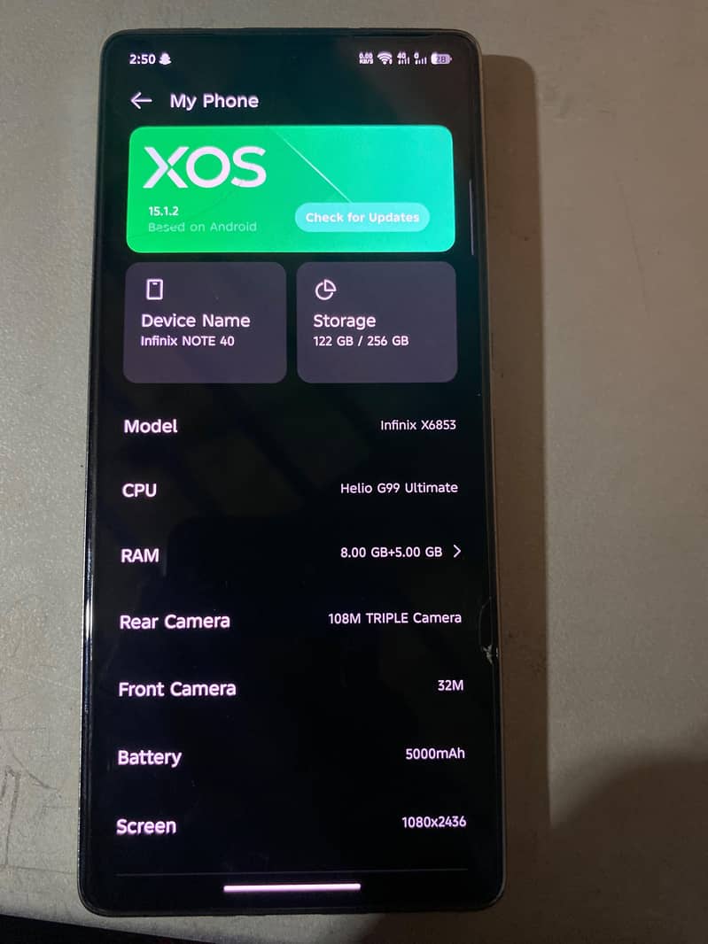 Infinix Note 40 4