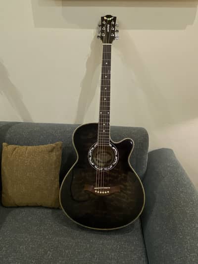 Brand new condition semi acustic guitar in cheap price
