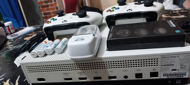 Xbox one s 1TB with 2 original wireless controller