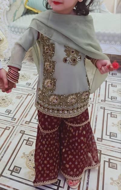 party wear for 2-3 years girl