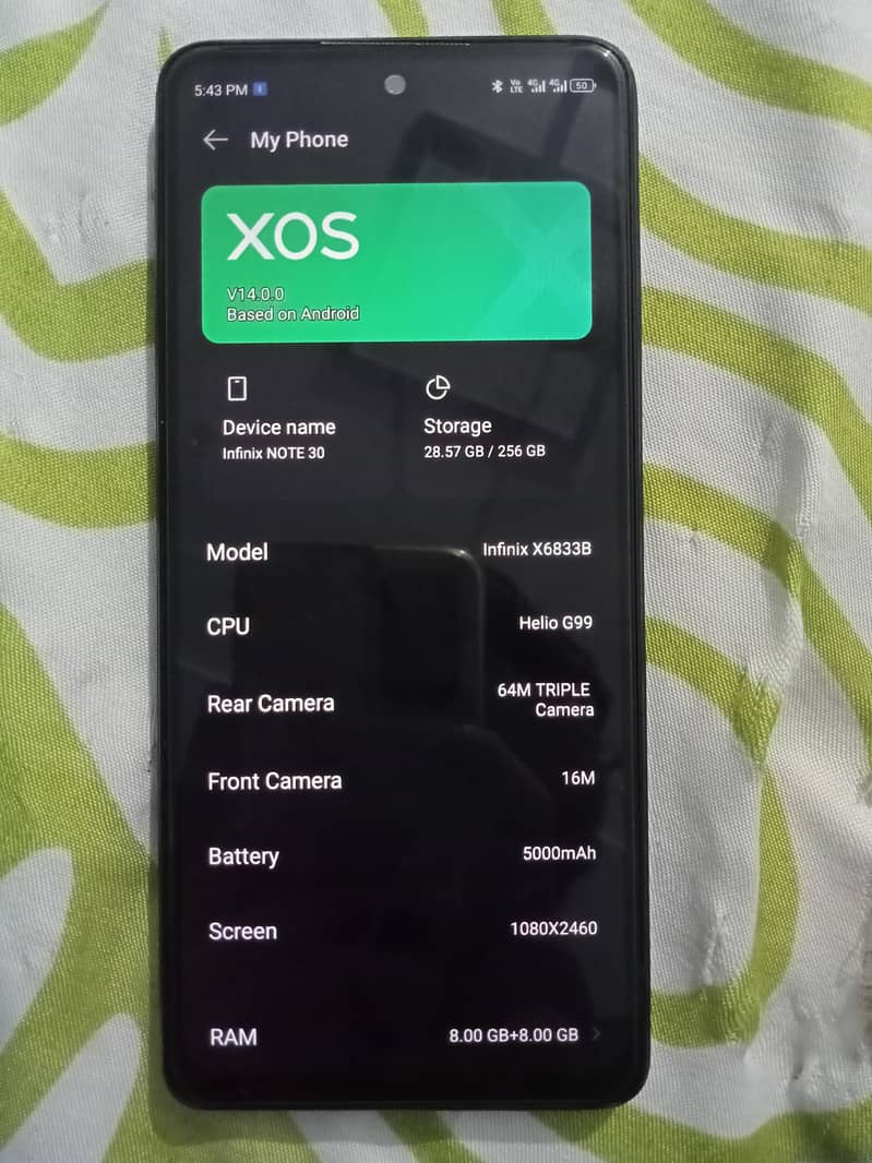 Infinix Note 30 16