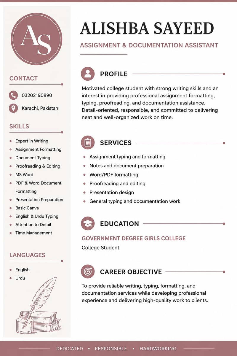 Assignment work 0