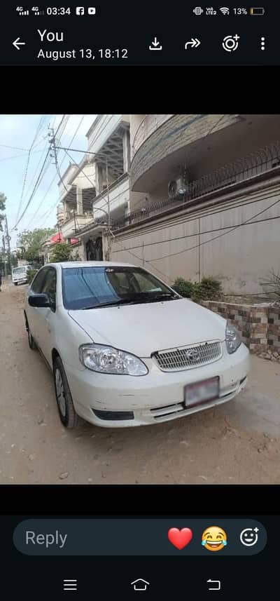 Toyota Corolla XLI 2007