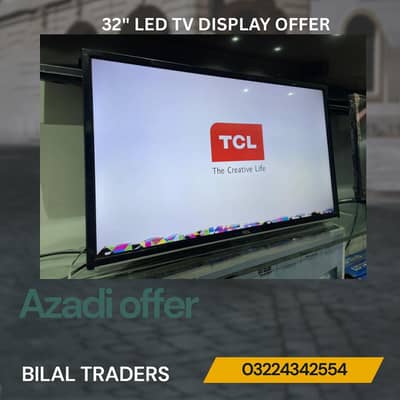tcl 32 inch led tv Android smart 4k 1 year Warranty