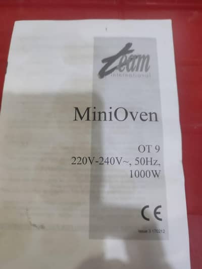 Team International Mini Oven / Toaster Oven