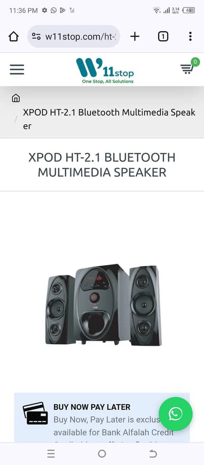 I am saling my Bluetooth speaker xpod HT -21 in new condition 10/8