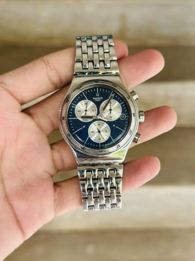 Swatch Irony Swiss Made Men’s Original Chronograph Watch