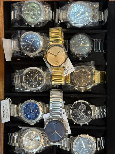 Movado Men’s Swiss original Stainless steel Watches Stock