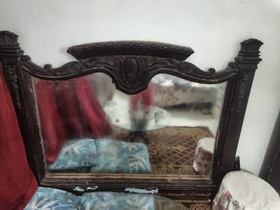 Lassani wood mirror chinot style