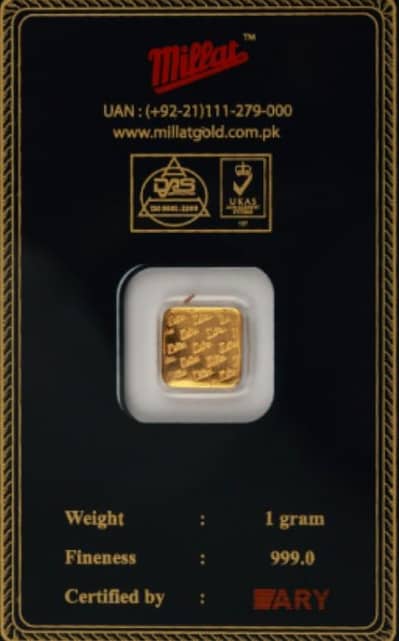 1 gram 24k gold biscuits certified