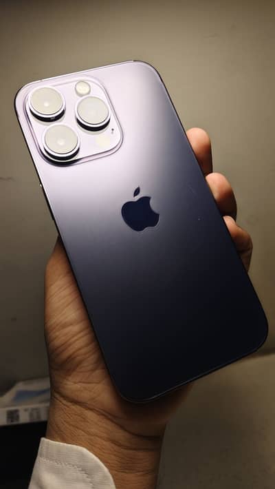 iPhone 14 Pro 256GB Deep Purple | PTA Approved | 95% Battery | 9.5/10