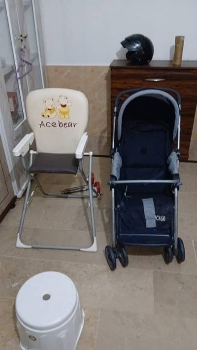 Baby High Seat & Stroller