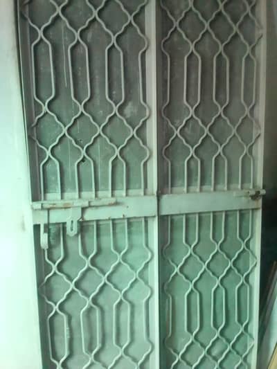 door/ darwaza iron/ metal with frame chogath. jungla door/darwaza
