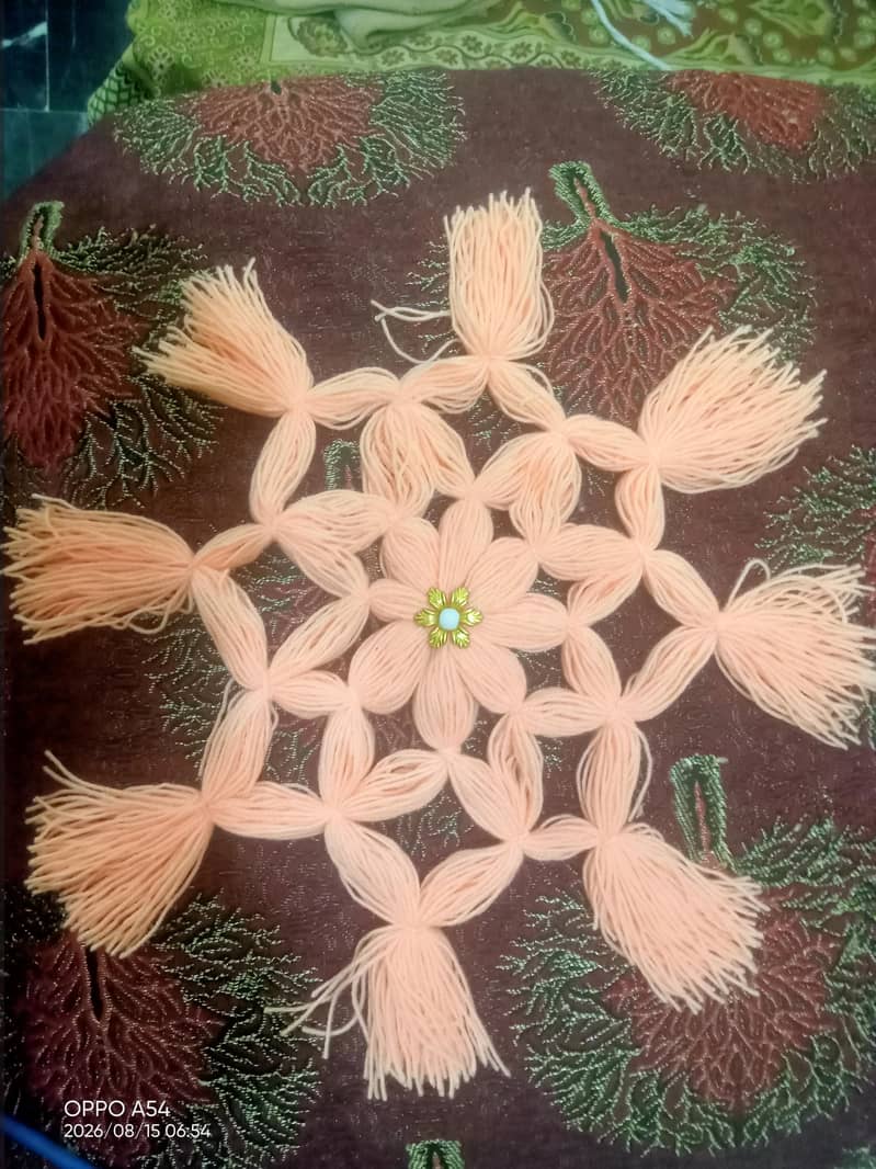 ہاتھ سے بنا ہوا خوب صورت فروٹس پہ ڈالنے کیلئے کور 0
